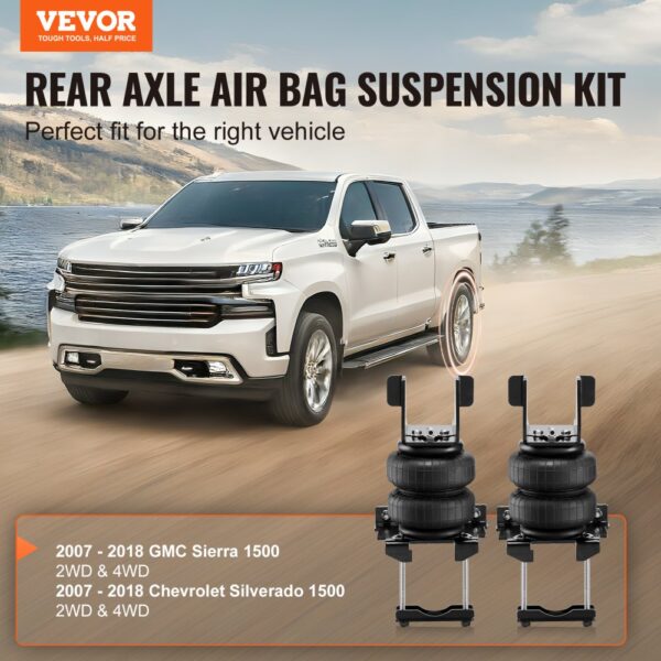 VEVOR air bag suspension kit for 2007-2018 gmc sierra 1500 & chevrolet silverado 1500.