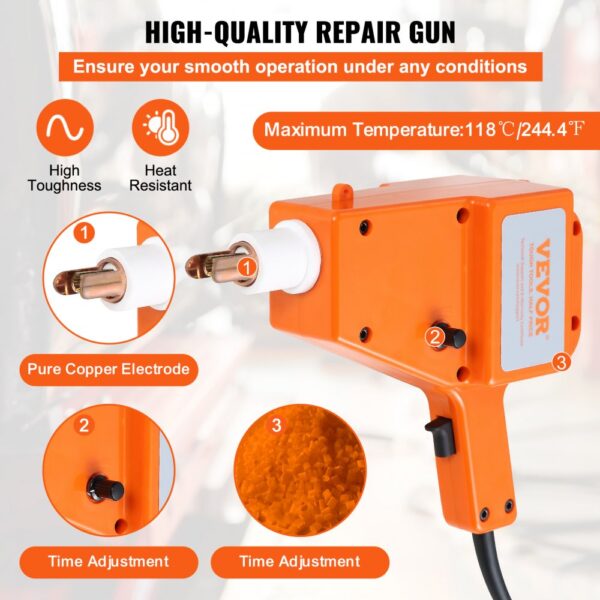 VEVOR Auto Body Dent Repair Kit Stud Welder Kit 800VA Stud Dent Puller Spot