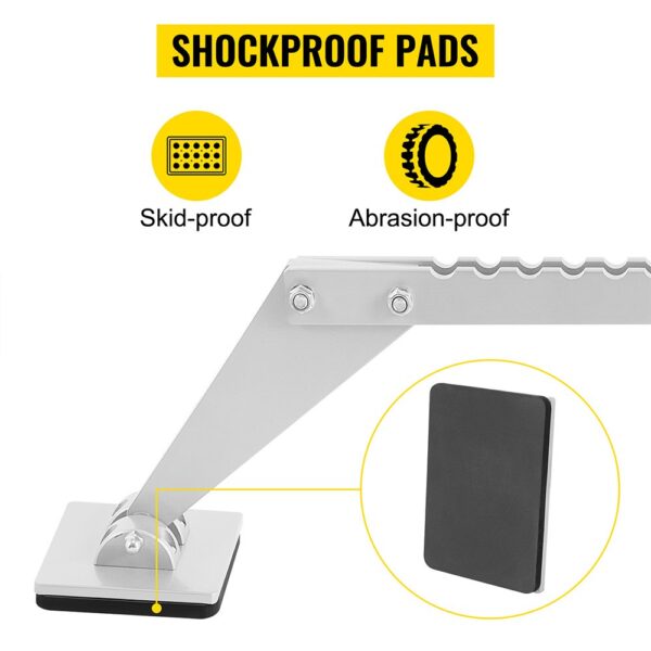 VEVOR dent puller shockproof pads, skid-proof and abrasion-proof features displayed.