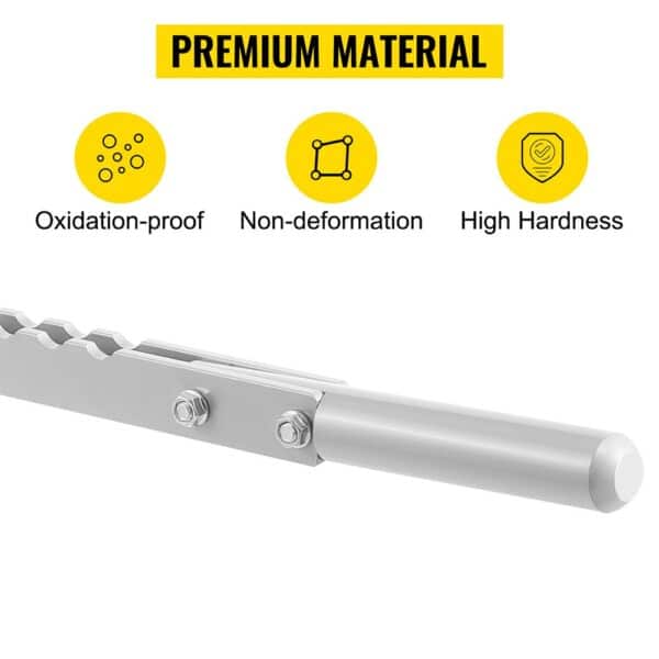 premium material VEVOR dent puller highlighting oxidation-proof, non-deformation, and high hardness.