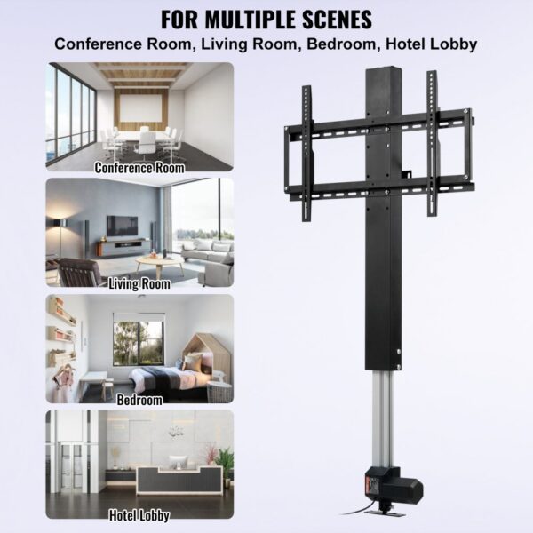 VEVOR TV Lift Stand Motorized TV auto Lift Mount Bracket for 26"-60" Flat Screen LCD/LED/OLED Plasma TVs Heavy Duty Electric TV Mount Motorised TV Lift