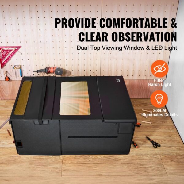 VEVOR Laser Engraver Enclosure 48 x 31.5 x 19.6" Fireproof Protective Cover