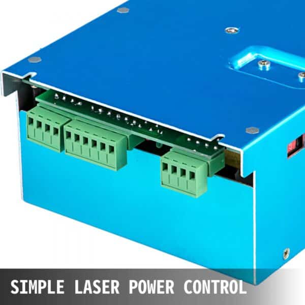 VEVOR Laser Power Supply 50W for Co2 Laser Engraver Power Supply Laser Tube Laser Power Box for Laser Cutter Engraving Machine