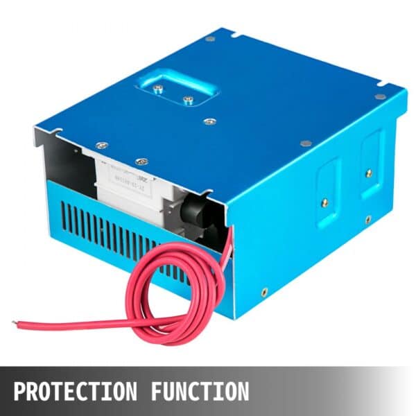 VEVOR Laser Power Supply 50W for Co2 Laser Engraver Power Supply Laser Tube Laser Power Box for Laser Cutter Engraving Machine