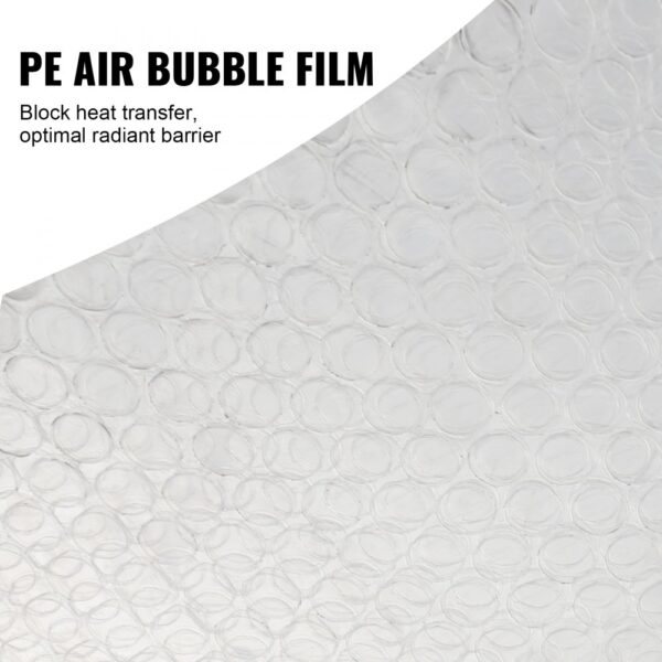 VEVOR Double Reflective Insulation Roll Air Bubble Film Radiant 48 in x 10 ft