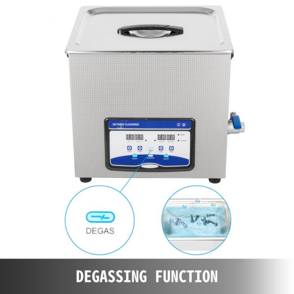 VEVOR Ultrasonic Cleaner 20L Jewelry Cleaning Ultrasonic Machine Digital Ultrasonic Parts Cleaner Heater Timer Jewelry Cleaning Kit Industrial Sonic Cleaner for Jewelry Watch Ring Dental Glass