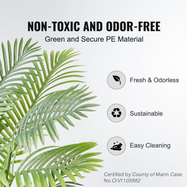 VEVOR non-toxic odor-free pe material with fresh, sustainable, and easy cleaning features.