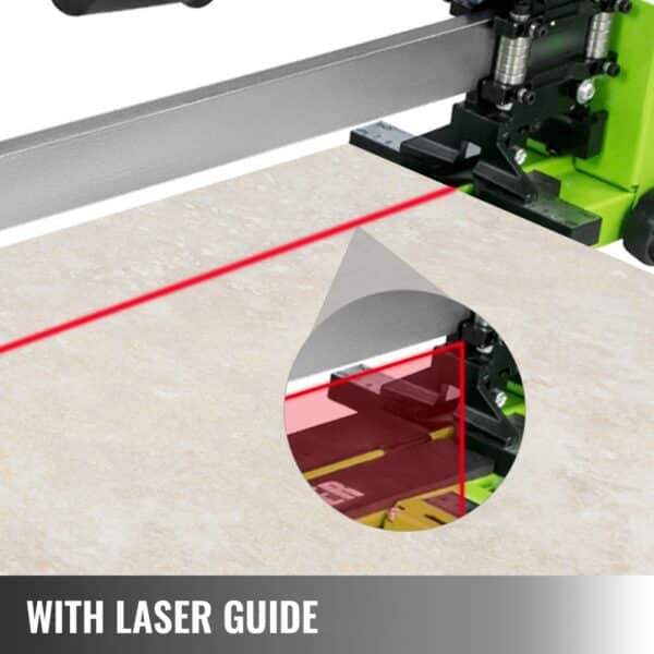 VEVOR tile cutter with laser guide for precise and accurate tile cutting.