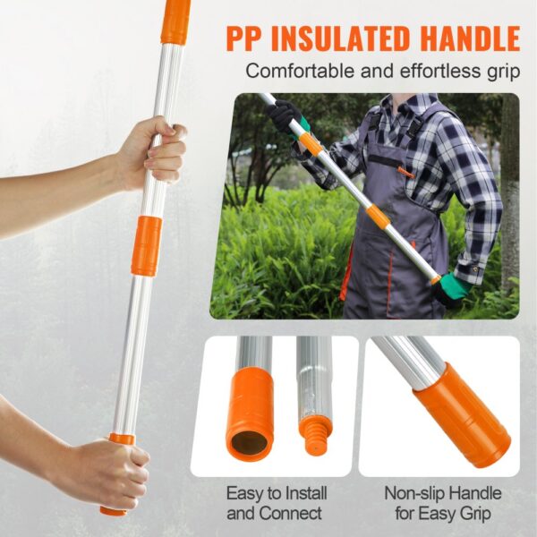 pp insulated grip for VEVOR manual pole saw, easy to install and connect, comfortable and non-slip.