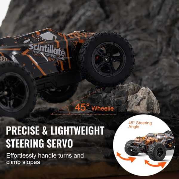 VEVOR Remote Control Car 1:10 Scale All Terrain 4WD Off-Road Truck for Kids