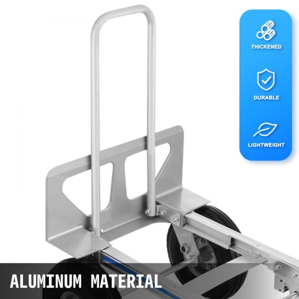 VEVOR 3 In 1 Aluminum Folding Sack Truck Hand Trolley Cart Car Heavy Duty Foldable