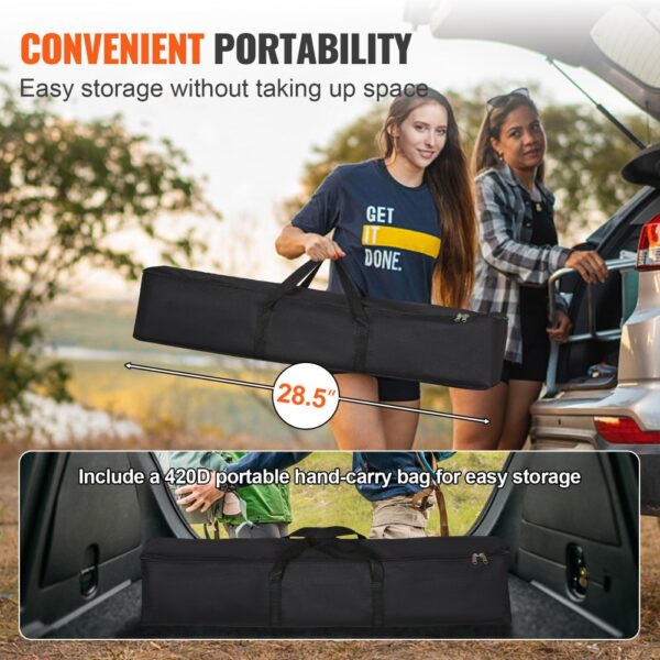 convenient storage for VEVOR projector screen in a 28.5" portable 420d hand-carry bag.