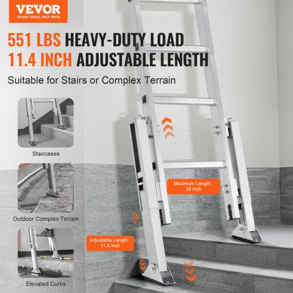 VEVOR Ladder Levler 11.4 inch Expansion Length Leveling Tool Quick Release