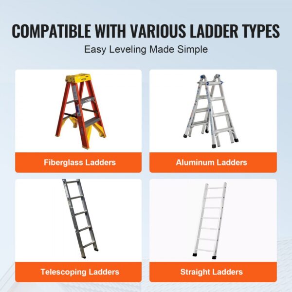 VEVOR Ladder Levler 11.4 inch Expansion Length Leveling Tool Quick Release