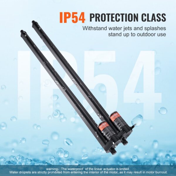 VEVOR 2PCS 12V Linear Actuator Kit 30 Inch 0.35"/s 220lbs/1000N IP54 Protection