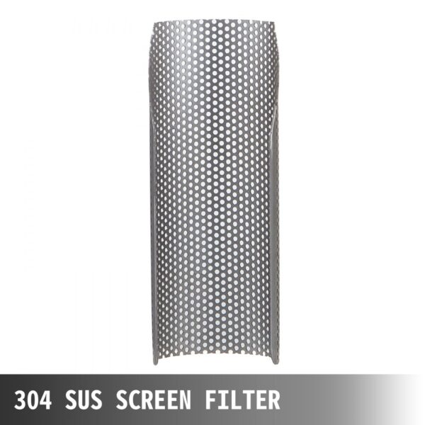 VEVOR wheatgrass juicer 304 sus screen filter with perforated design for efficient juicing.