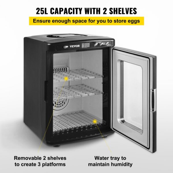 Vevor 25l Reptile Herp Nursery Egg Incubator Snake Tortoise Breeding Hatch