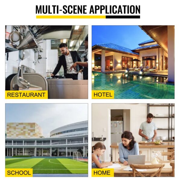 multi-scene application: restaurant, hotel, school, and home. perfect for VEVOR rice warmer stand.