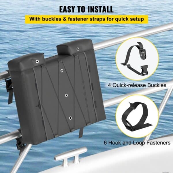 VEVOR t-top storage bag with quick-release buckles and hook and loop fasteners for easy installation.