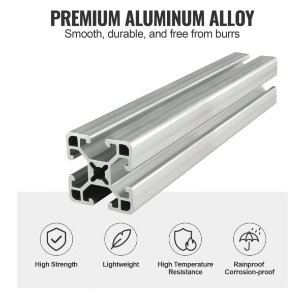 premium aluminum alloy, high strength, lightweight, durable, high temperature resistance, rainproof.